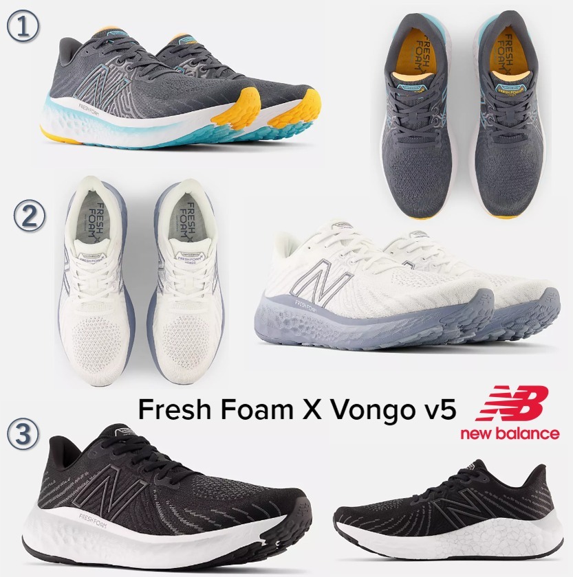 送料&関税込み！New Balance Fresh Foam X Vongo v5 選べる3色