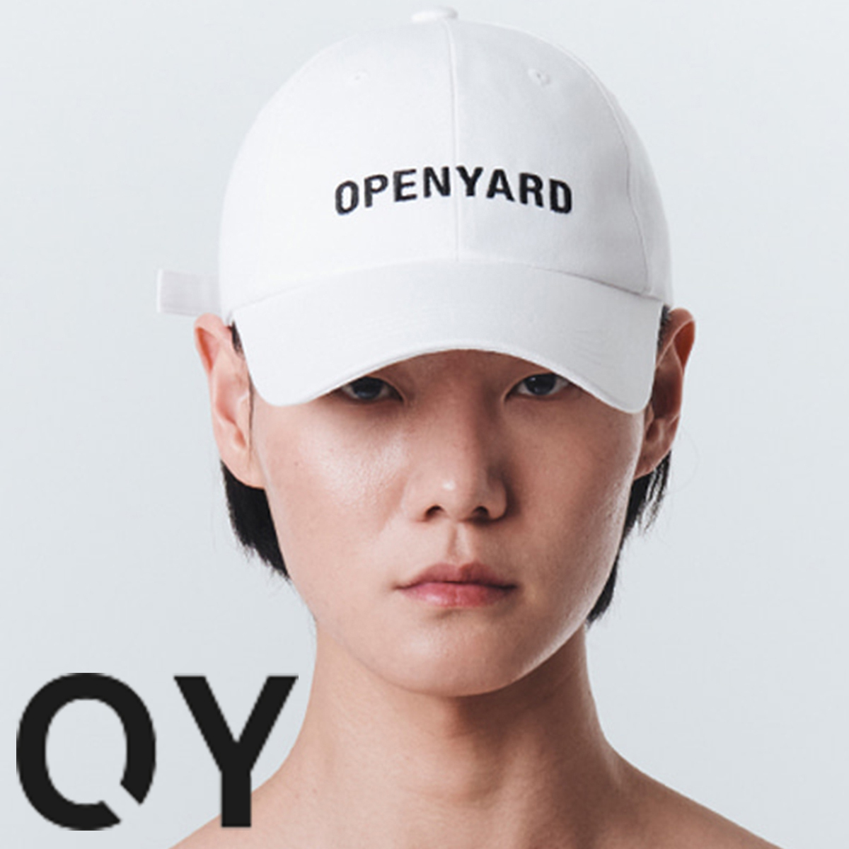 ★OY★BASIC LOGO CAP-WHITE★正規品/韓国直送料込/ユニセックス