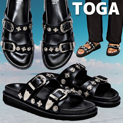 Toga Leather Slides☆トーガビリリース レザーサンダル (TOGA