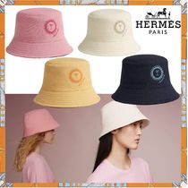 エルメス HERMES バケットハット バケハ チャームズ ブラック