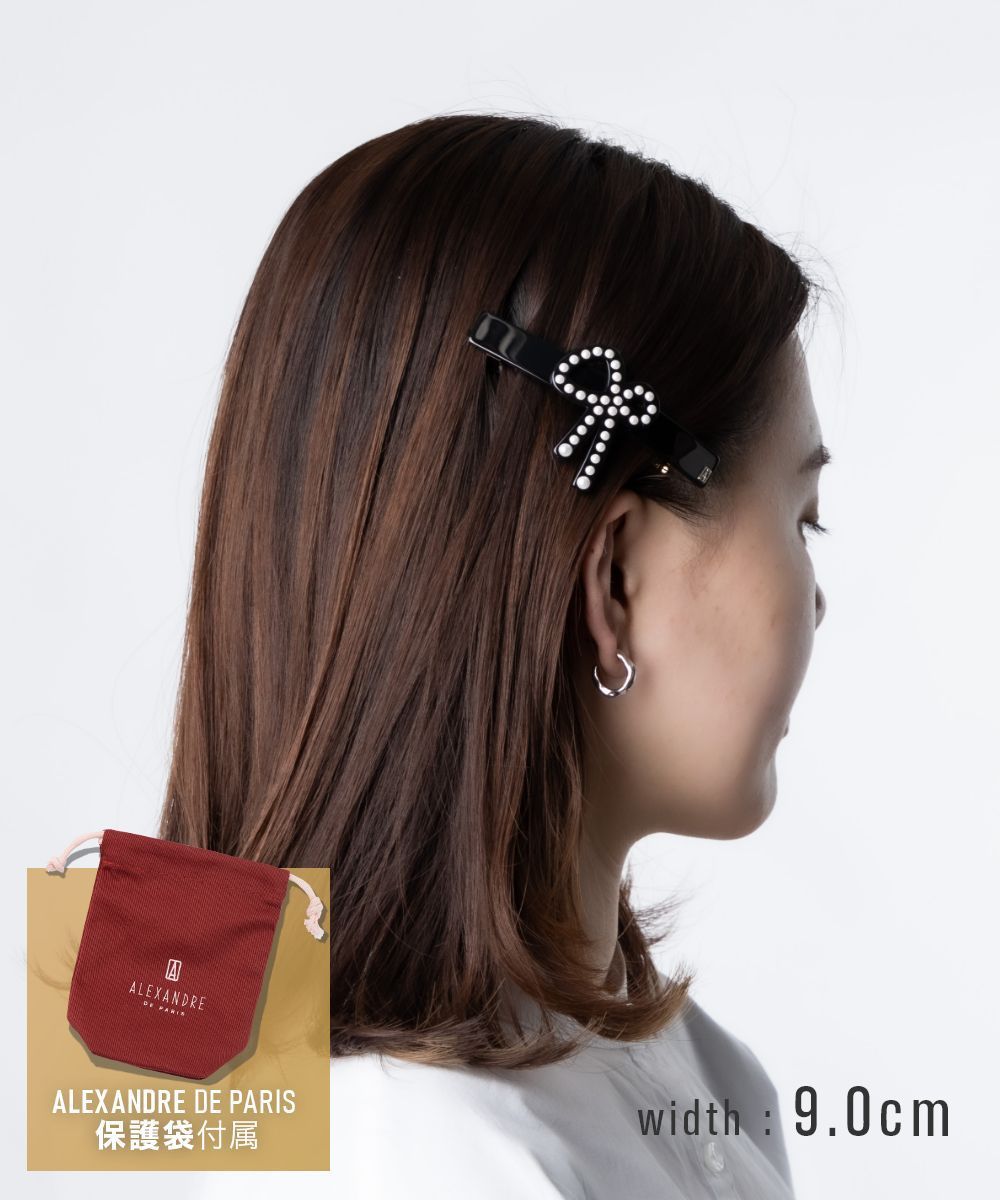 ALEXANDRE DE PARIS AA8-17818-02S バレッタ PERLE ATTITUDE