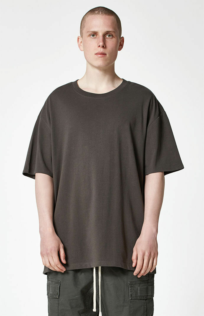Tシャツ・カットソー FW17 FOG FEAR OF GOD ESSENTIALS BOXY T-SHIRT FLAT BLACK