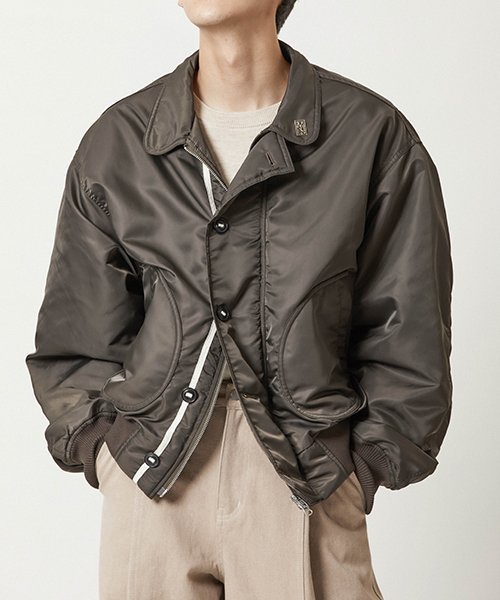[MIM the wardrobe] ユニセックス☆NYLON DECK BOMBER JACKET