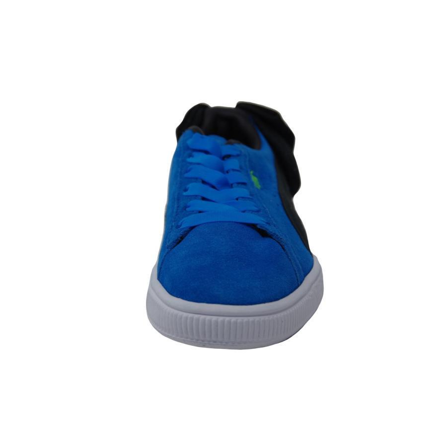 PUMA スウェード BOWブロック 367453-01 23.5cm ブルー サンプル