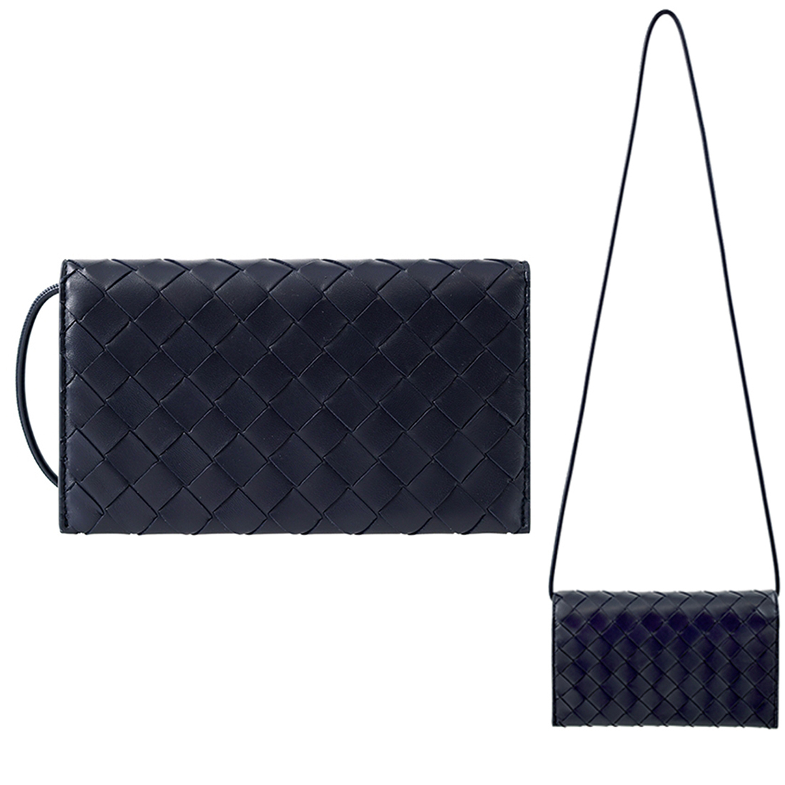 関税負担なし☆BOTTEGA VENETA ストラップ ウォレット
