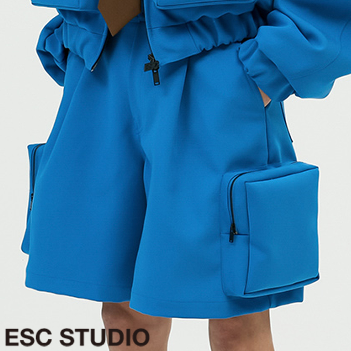 ★ESCSTUDIO★multi pocket shorts(blue)★正規品/韓国直送料込
