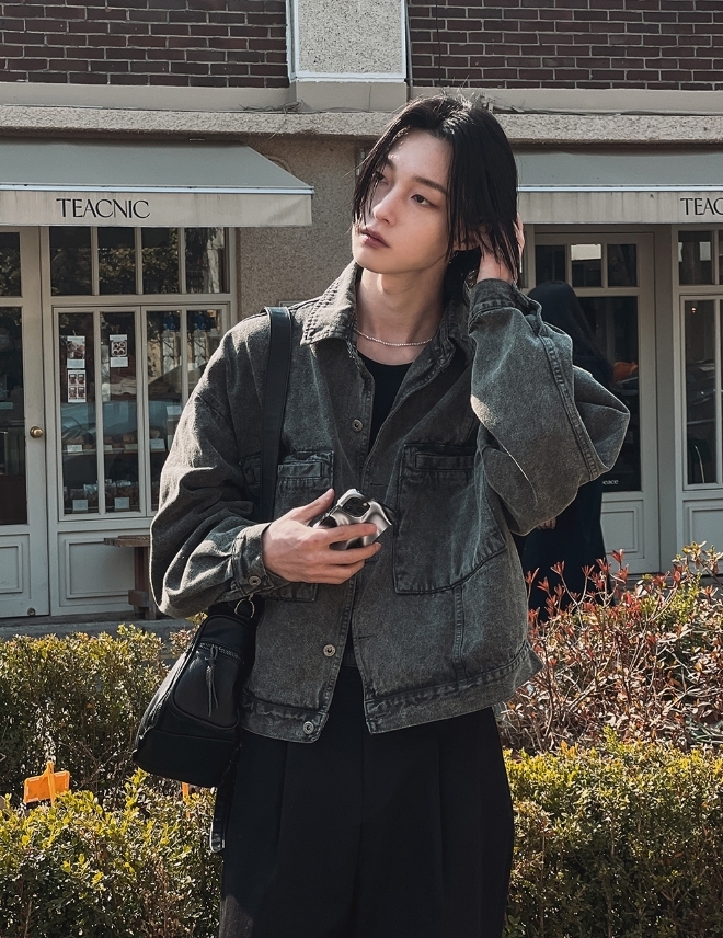 【2plan】Cation Denim Washing Jacket 2plan】Cation Denim Washing Jacket