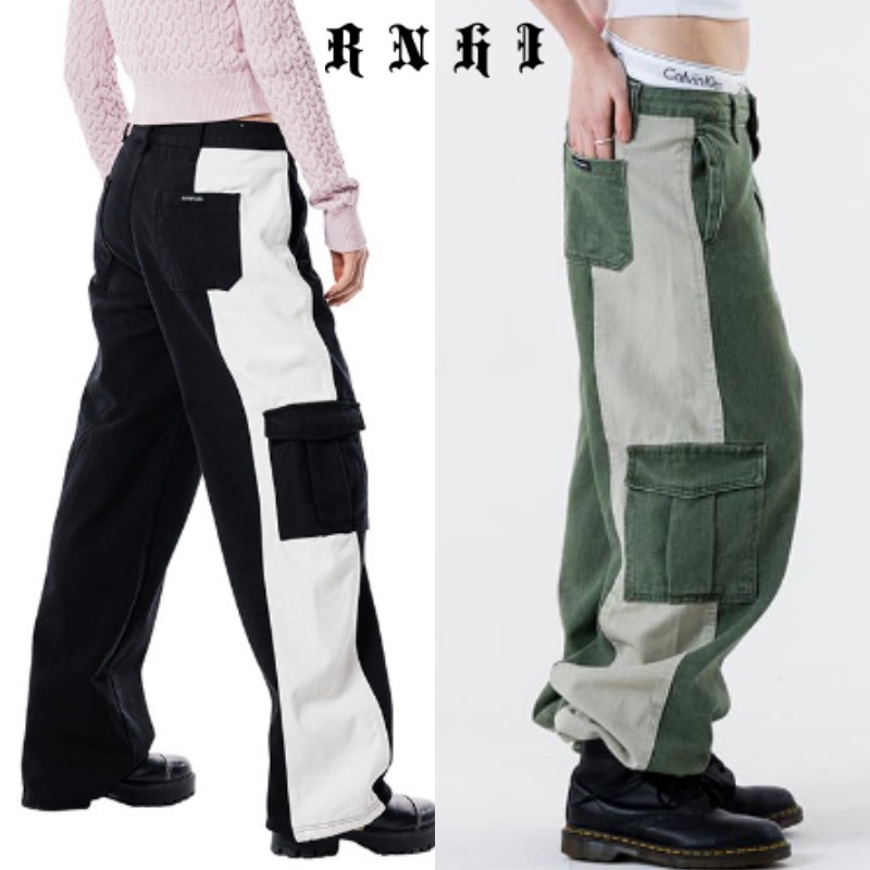 【runningHIGH】TWO-TONE CARGO PANTS