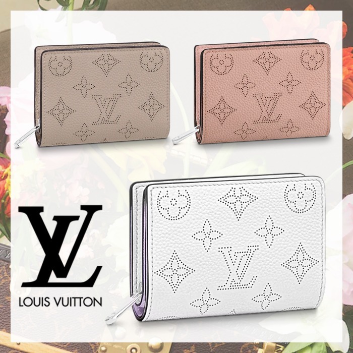 国内発☆直営店レシートコピー付 LV 折りたたみ財布 日本限定色