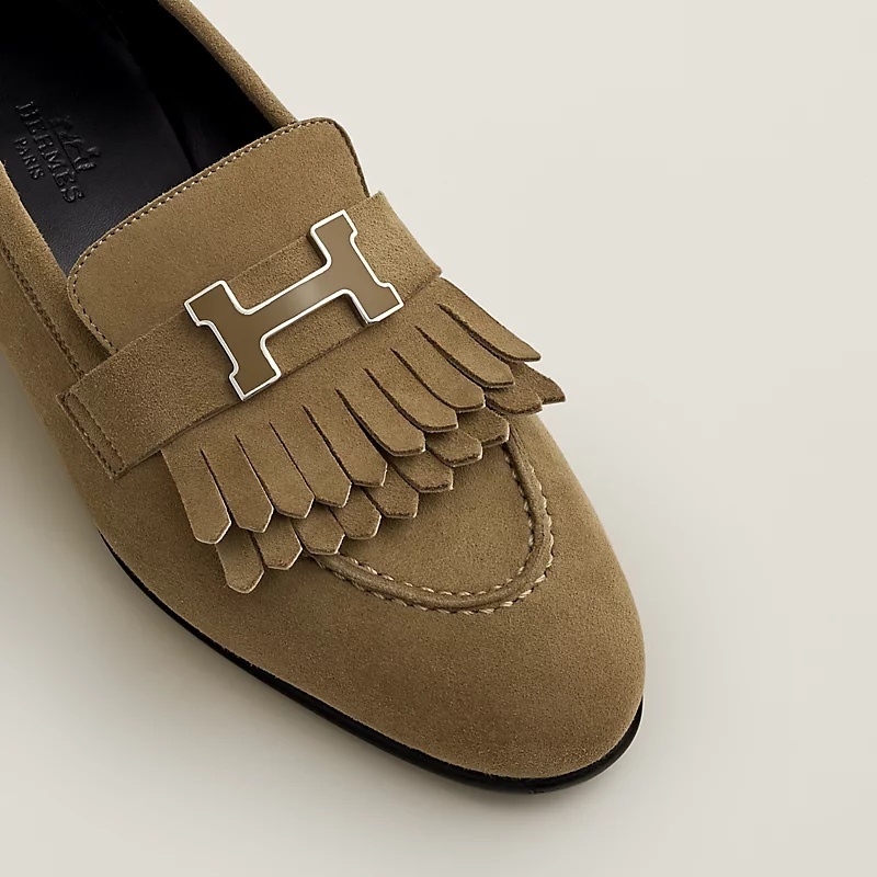 《23SS★》HERMES ロワイヤル モカシン スエード