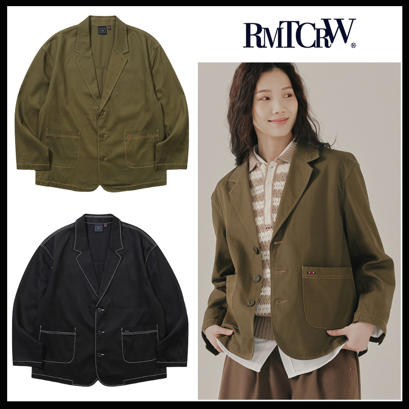 【ROMANTIC CROWN】送料・関税込★STITCH COTTON BLAZER