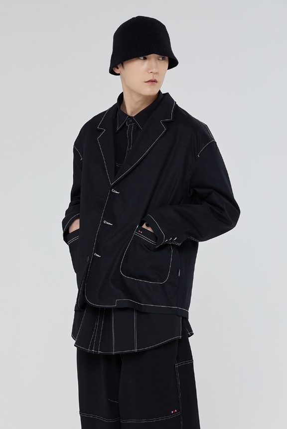 【ROMANTIC CROWN】送料・関税込★STITCH COTTON BLAZER ROMANTIC CROWN】送料・関税込☆STITCH COTTON BLAZER