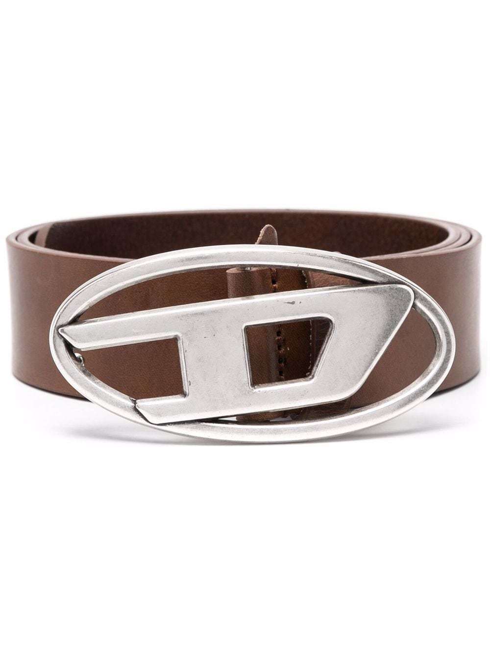 ☆【送料無料】DIESEL ディーゼル レザーベルト メンズ 型押し