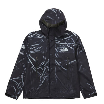 Supreme Windbreakers Unisex Blended Fabrics Street Style Collaboration Oversized