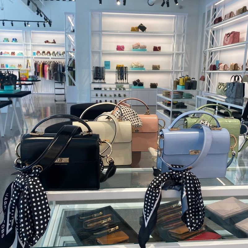 MARC JACOBS ロゴ スカーフ付 2WAY レザー バッグ 関税送料込