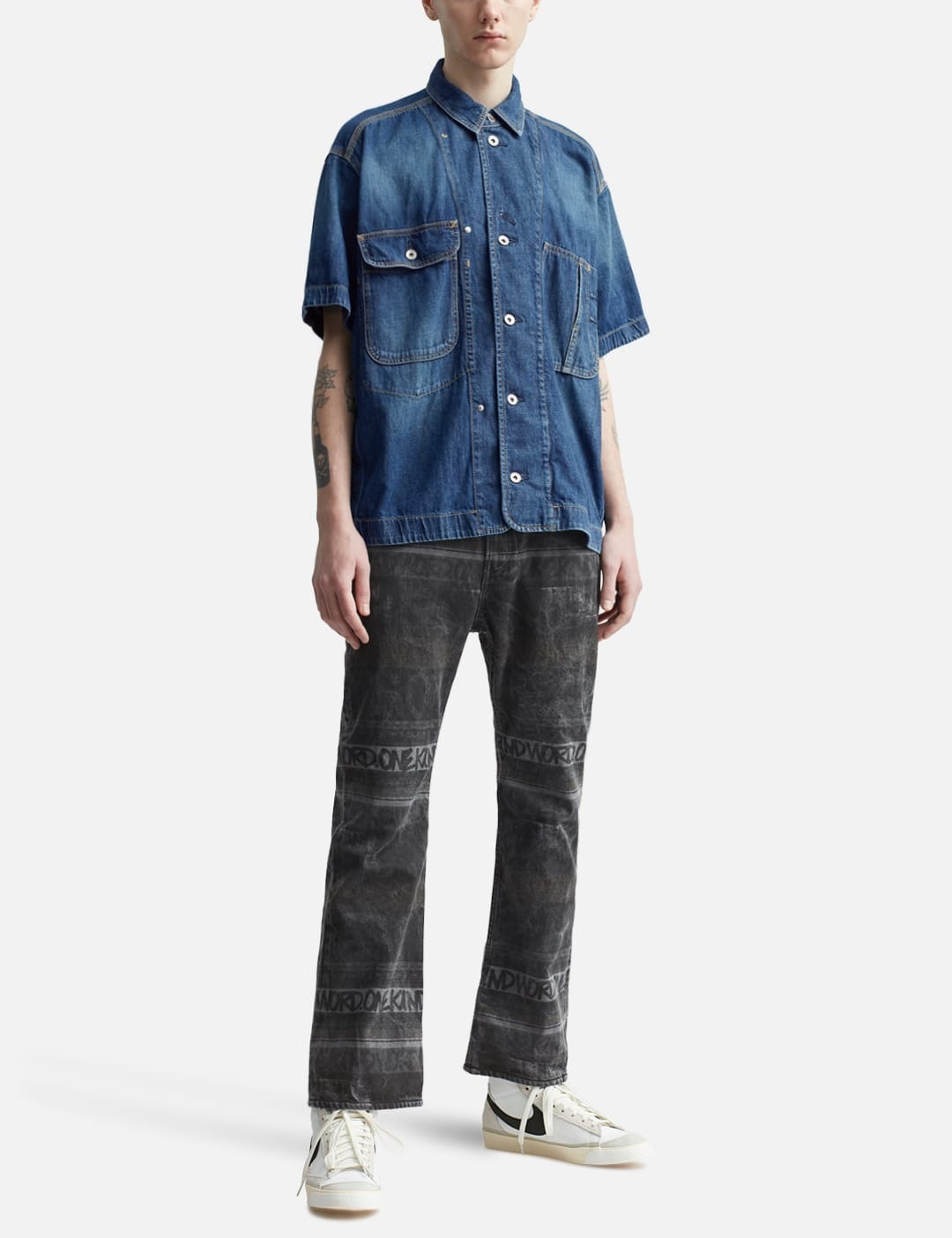 週末限定直輸入♪ sacai サカイ デニムトップス - シャツ/ブラウス