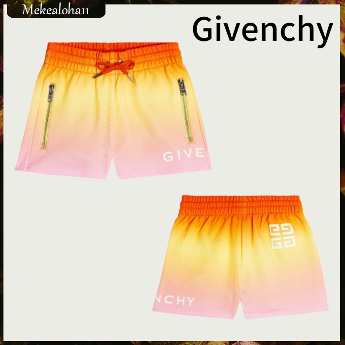 GIVENCHY☆キッズ ロゴ コットンジャージー ショートパンツ