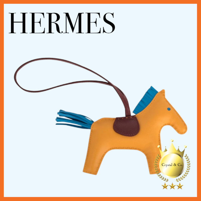 VINTAGE●HERMES●ロデオ MM チャーム ミロラムスキン 他カラー◎】HERMES (エルメス) □ ロデオ MM バッグ チャーム