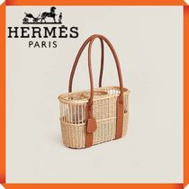 ☆かごバッグでお出かけしたい☆【Hermes】ボトルバスケット