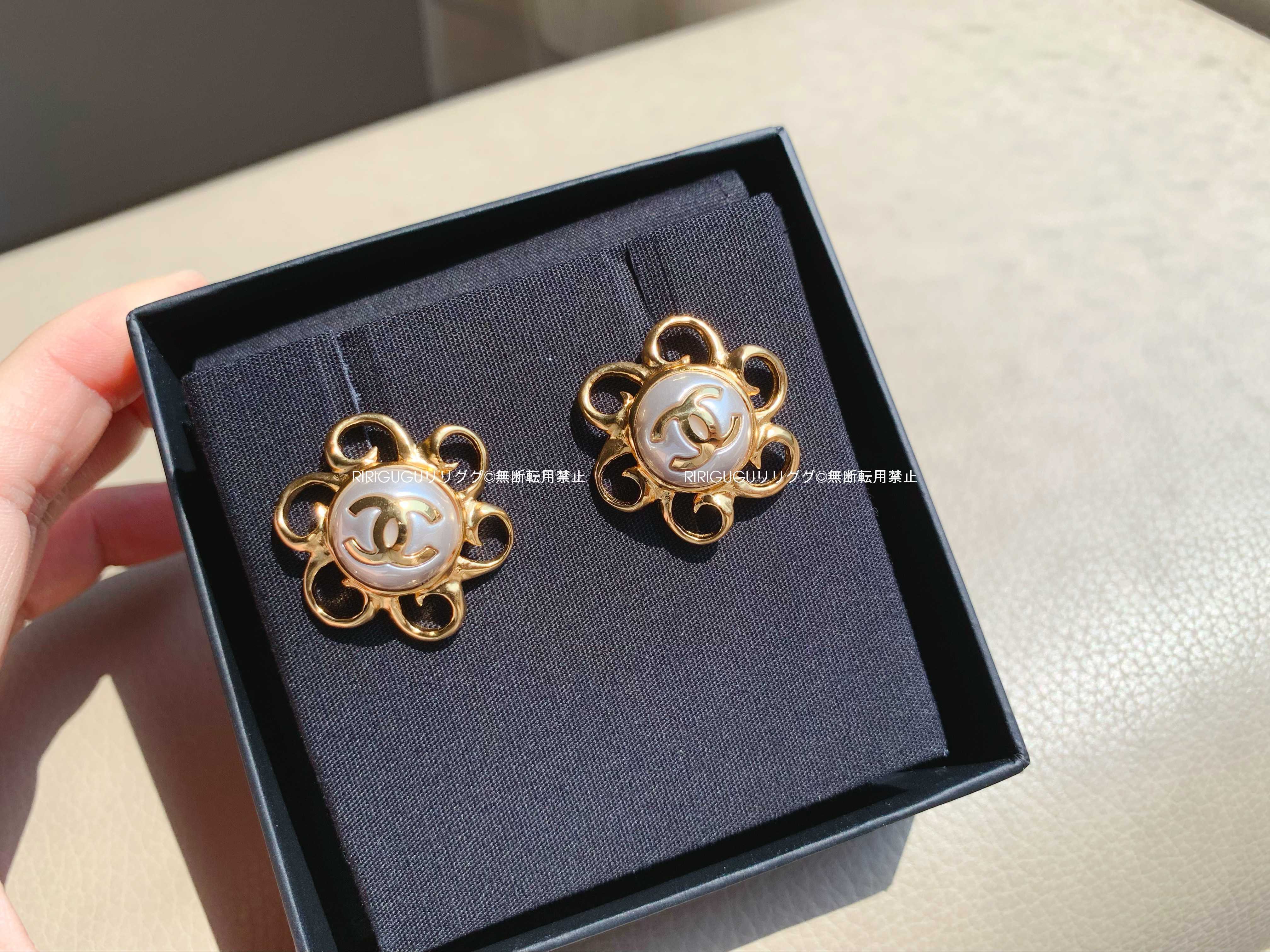 (シャネル)AB9957 花型☆ピアス