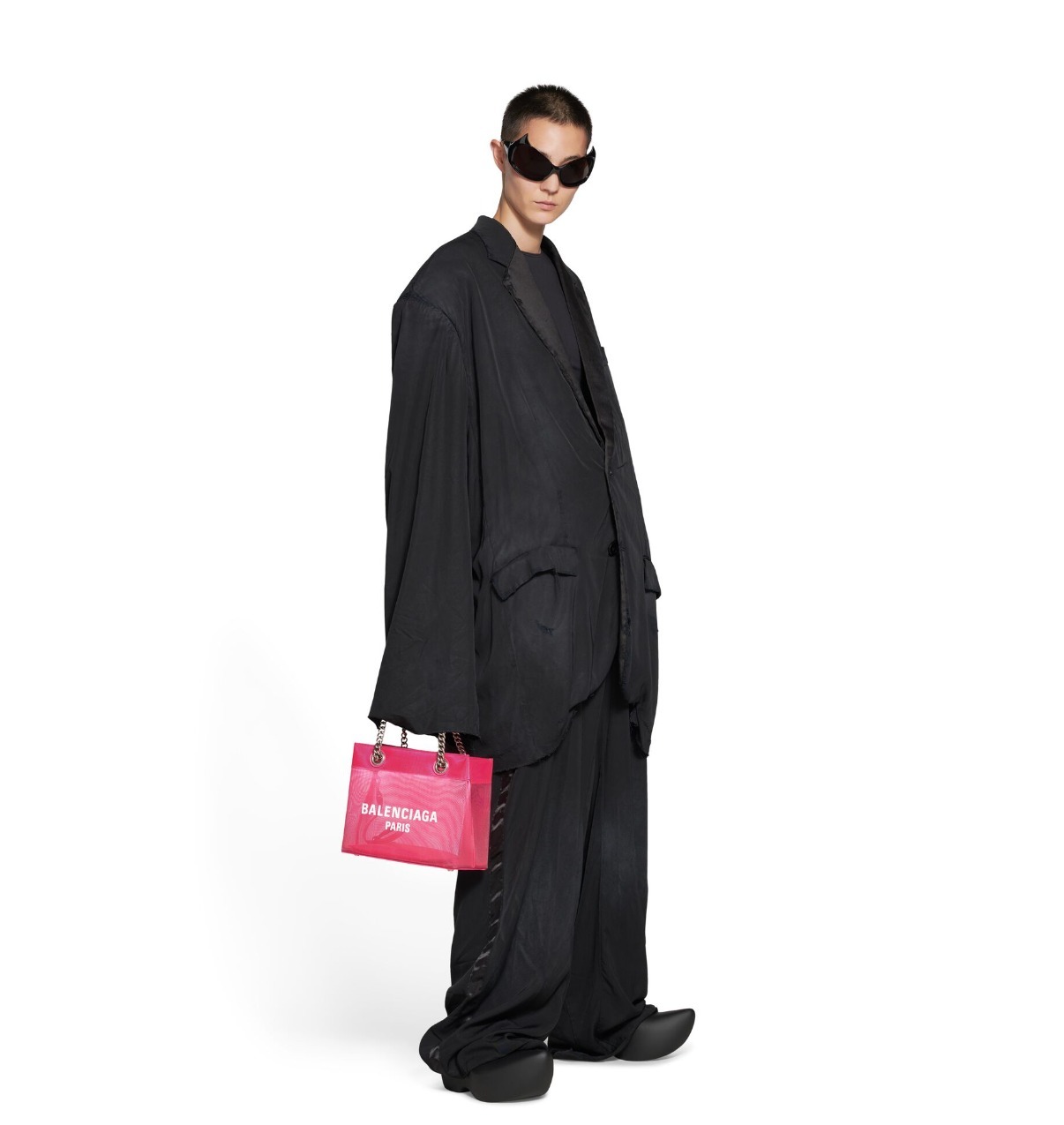 BALENCIAGA】Duty Free スモール トートバッグ メッシュ