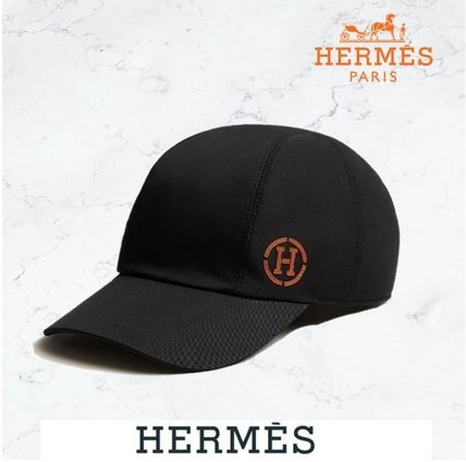 ブラック（黒）系 HERMES(エルメス) キャップ(メンズ) - 海外