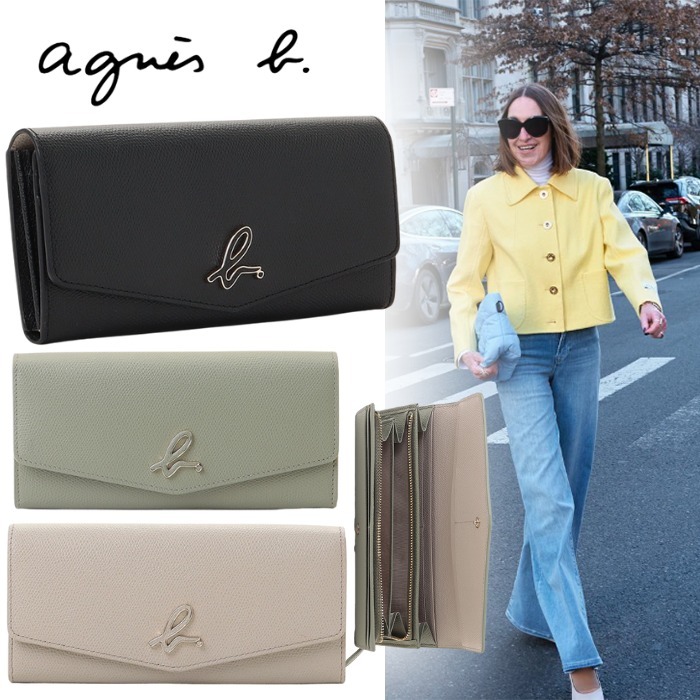 ◆すぐ届く◆【agnes b.】TAW05−07ロングウォレット Giftにも♪