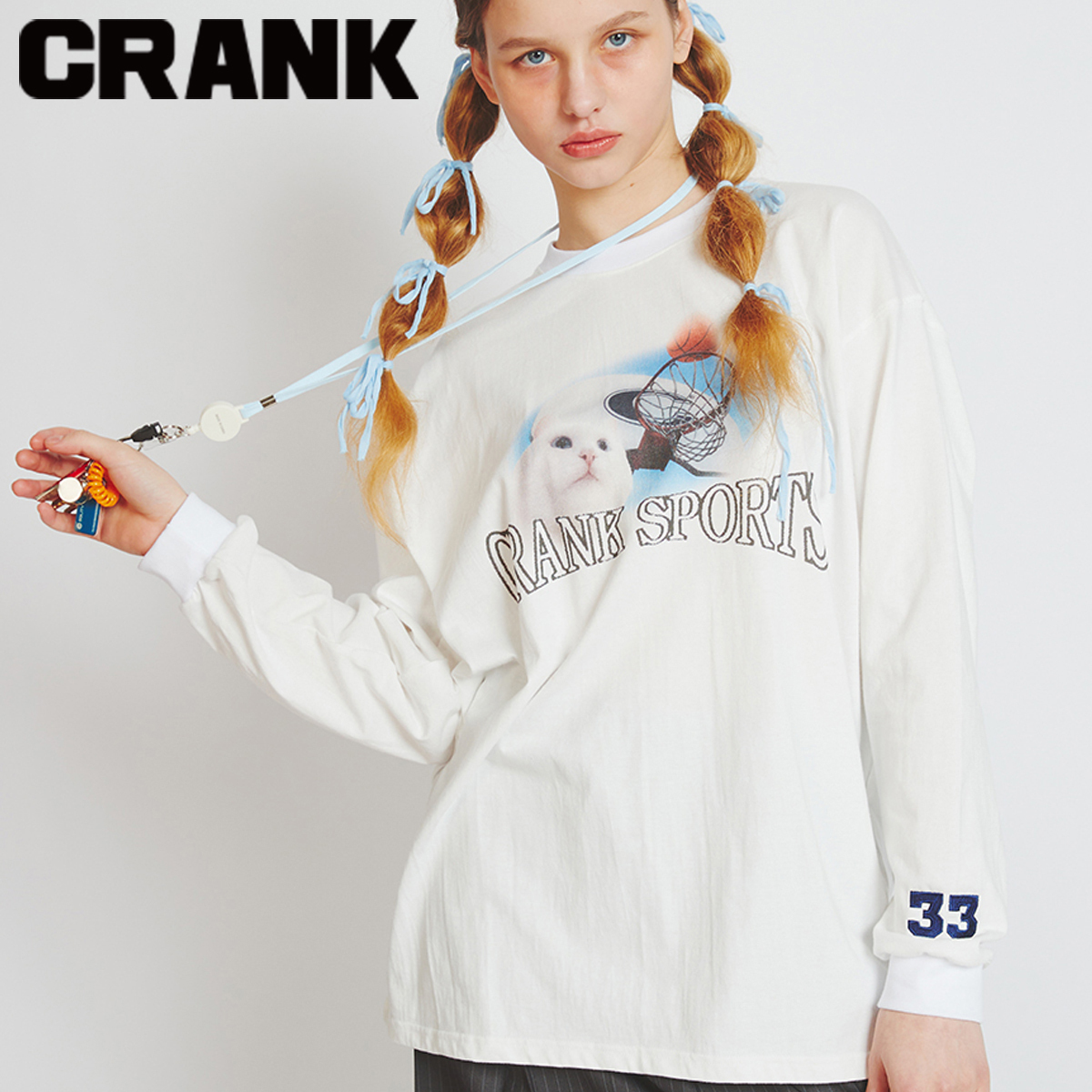 ★CRANK★PRINTING OVERSIZE T-SHIRT_WT★正規品/韓国直送料込