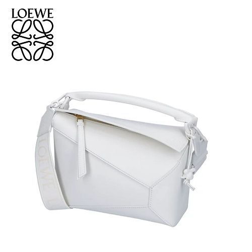 ☆LOEWE☆ Small PUZZLE EDGE 2wayバッグ WHITE GLAZE♪