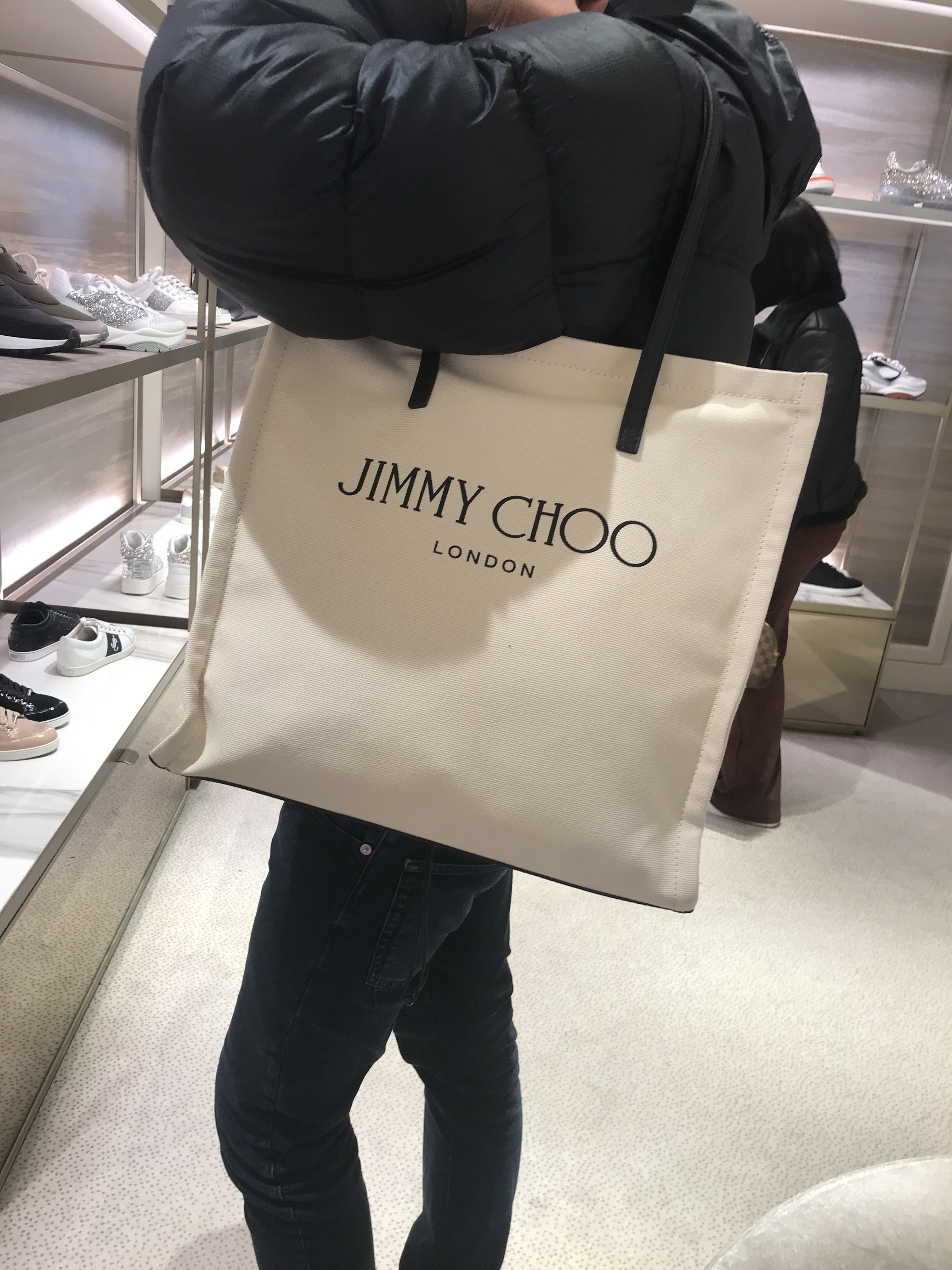 Jimmy★Choo(セールで再入荷)男女兼用Logo/CanvasTote/National