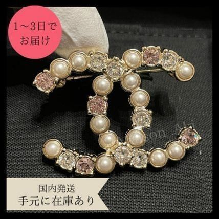 CHANEL シャネル フェイクパール ブローチ【ME250DbST】 アクセサリー