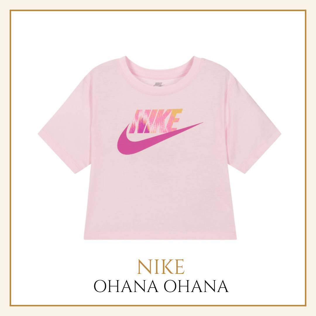 ★NIKE★Girls ロゴコットンTシャツ（Pink）2-7Y
