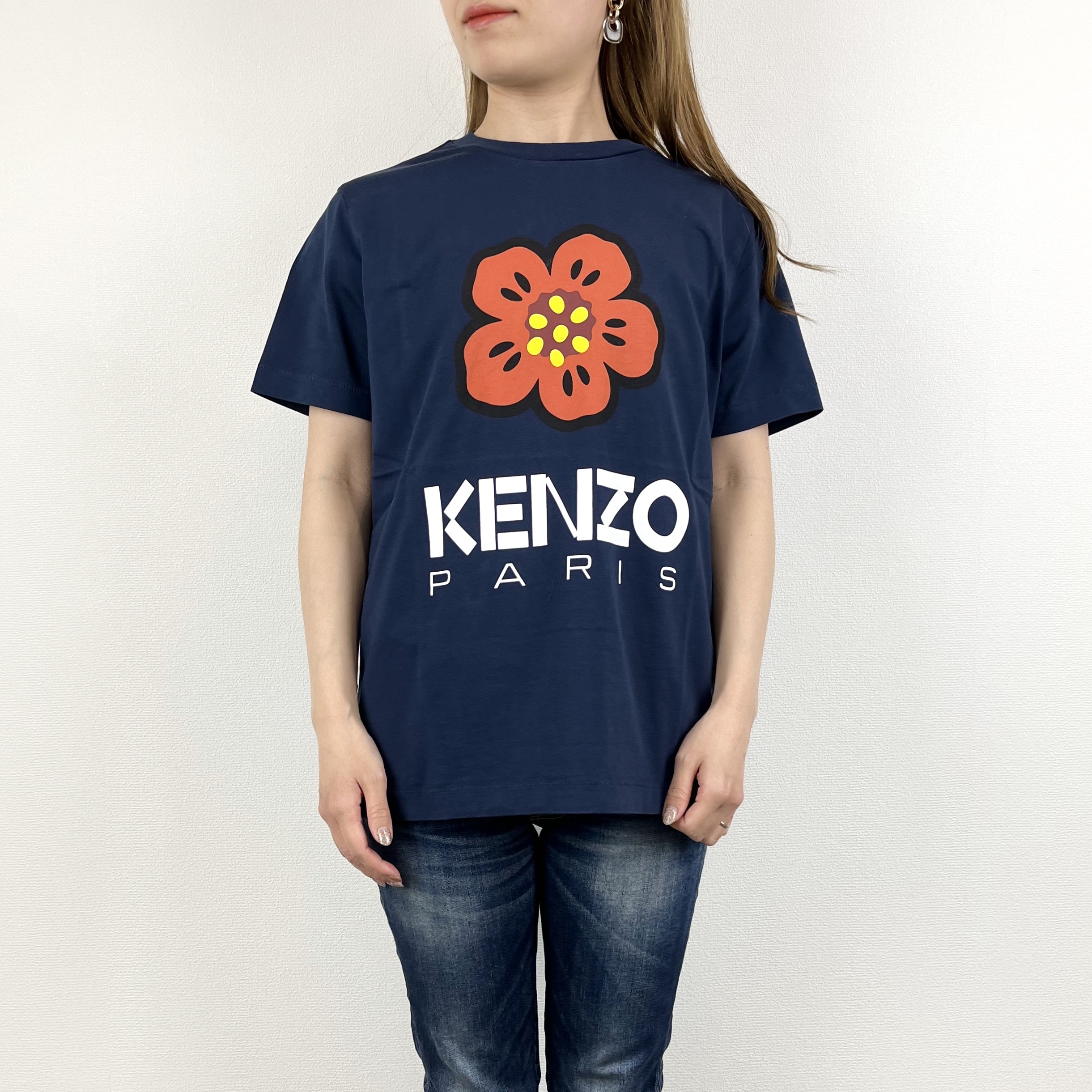 最安価格 KENZO】ケンゾー (KENZO/T 2TS039 Tシャツ ロゴ FLOWER BOKE トップス
