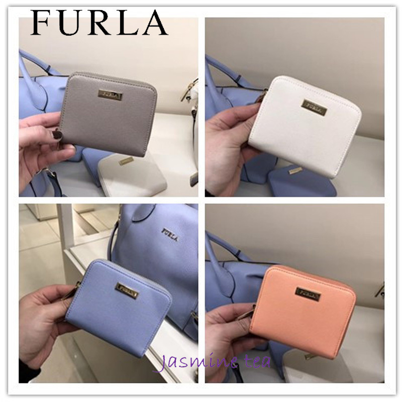 ★セール／即発♪★FURLA スモールジッパーレザー財布★