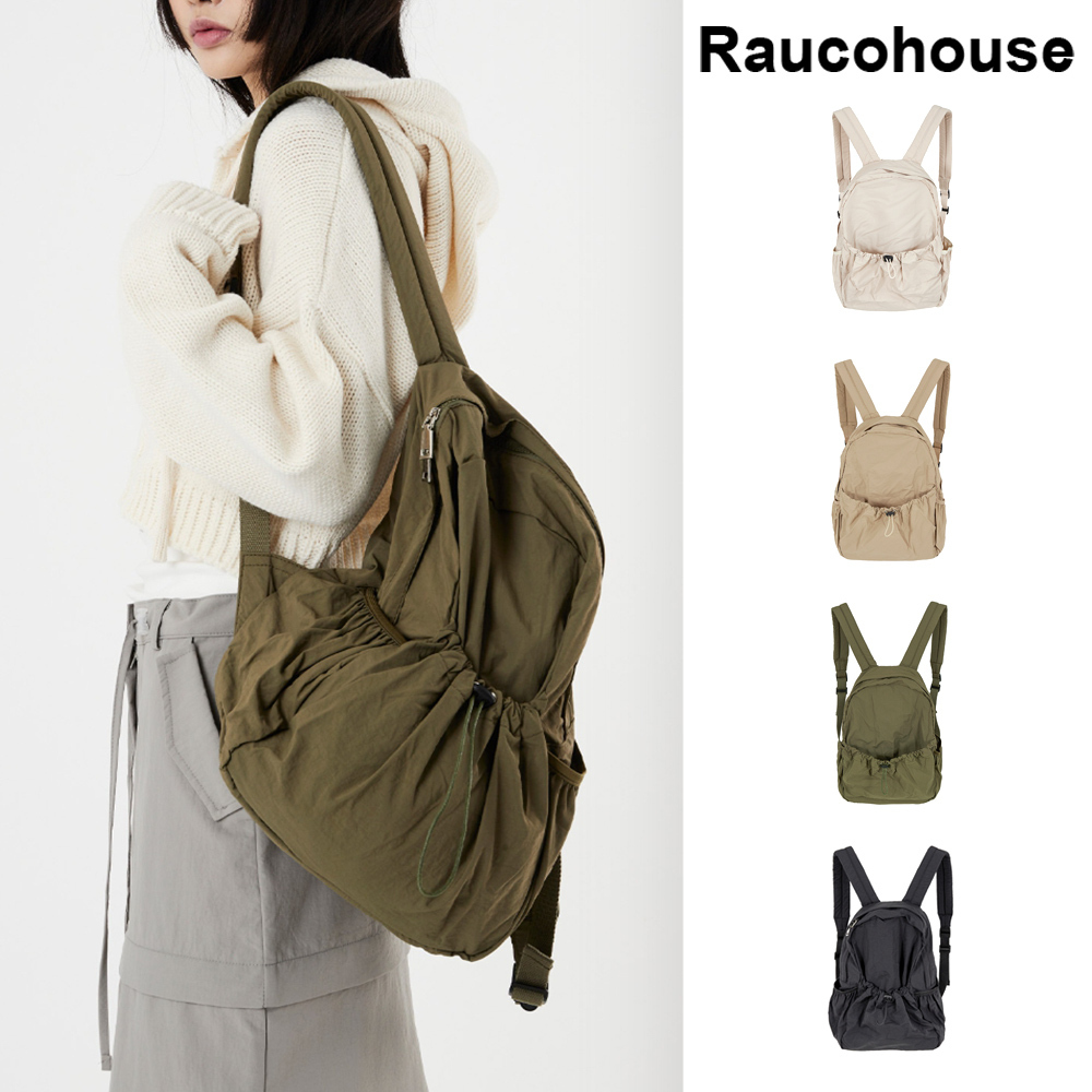 【Raucohouse】Pocket string daily backpack