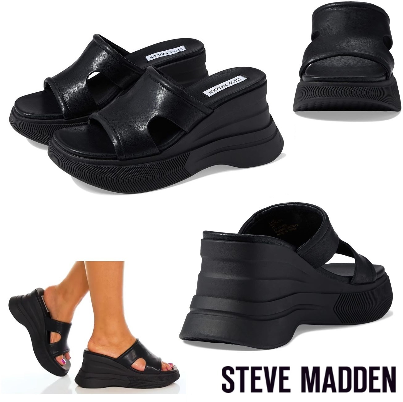 Steve Madden Clue 厚底 サンダル