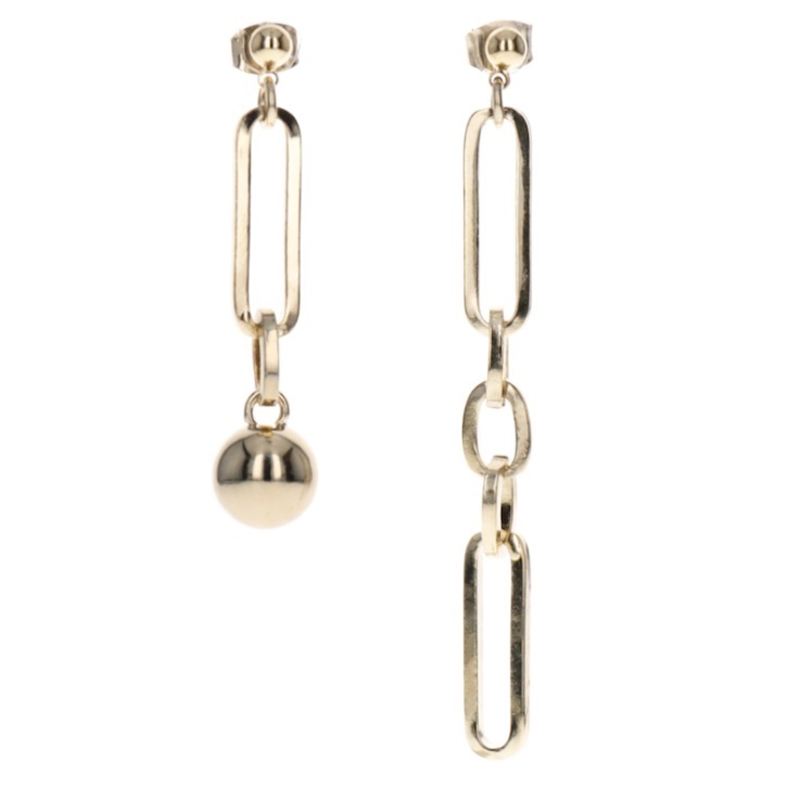 フランス発 ☆Justine Clenquet☆ Ali ピアス：ペールゴールド