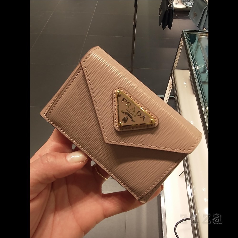 関税込み★PRADA セール★ 1MH021★コンパクト 三つ折り財布