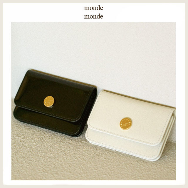 monde monde ◆ clock wallet 2colors [正規品/関税込]