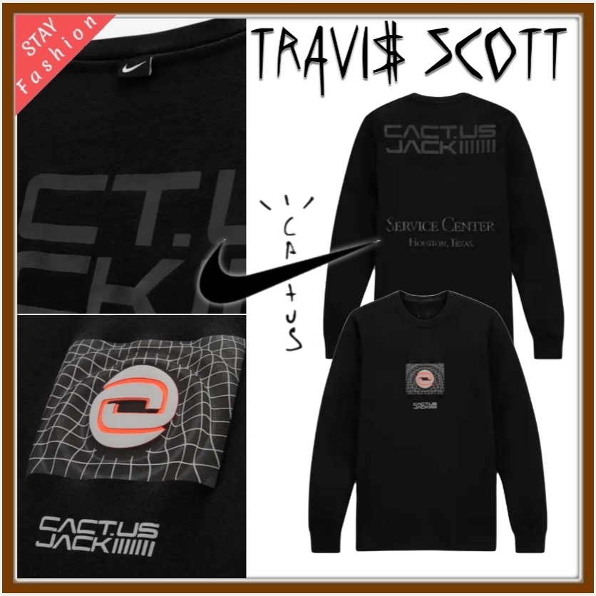 ★限定コラボ激レア!Travis Scott CACT.US CORP x Nike ロンT