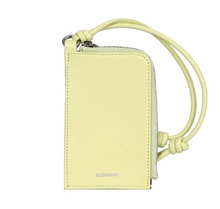 JIL SANDER レディース カードケース 名刺入れ  レモンイエロー JIL SANDER ジルサンダー カードケース JSPU840113 WUS69159N
