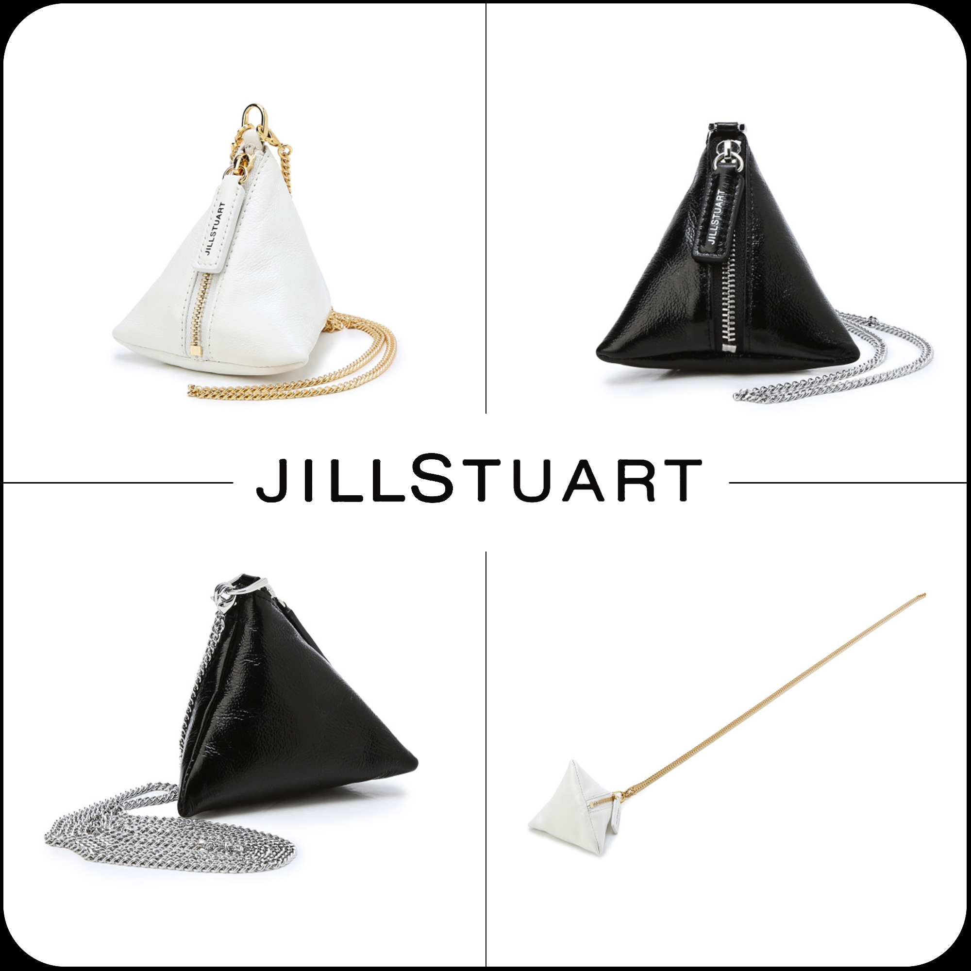[JILLSTUART]★COWHIDE AIRPOD CASE AND MULTI-POUCH