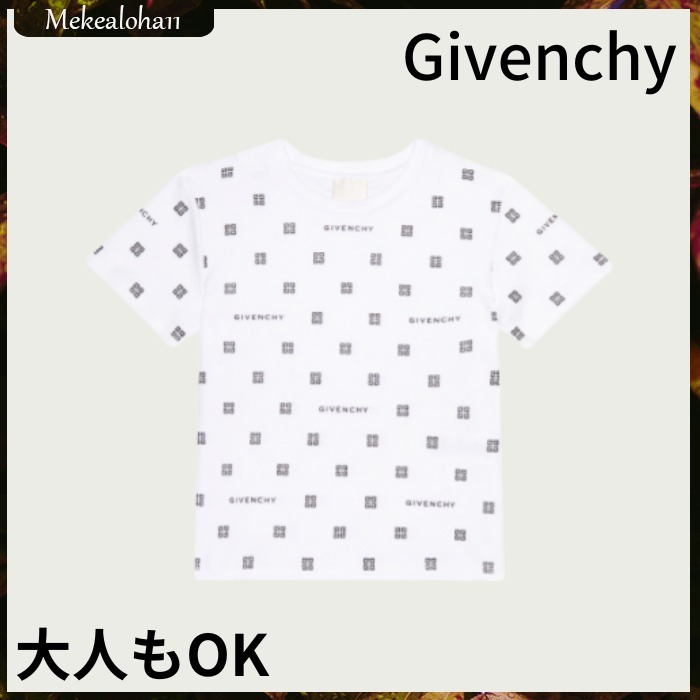 GIVENCHY キッズ ロゴコットンTシャツ ホワイト【大人もOK】 「純正新