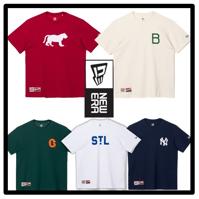 ★関税込★New era★MLB COOPERS TOWN LOGO★Tシャツ★