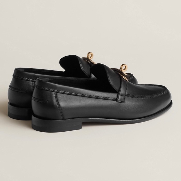 定番♪【HERMES】直営買付 Destin モカシン レザー《デスタン》