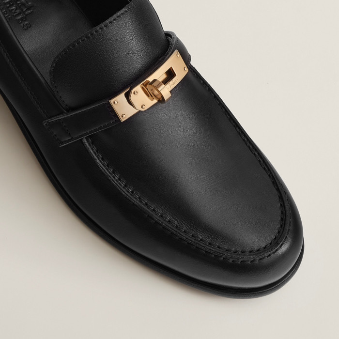 定番♪【HERMES】直営買付 Destin モカシン レザー《デスタン》
