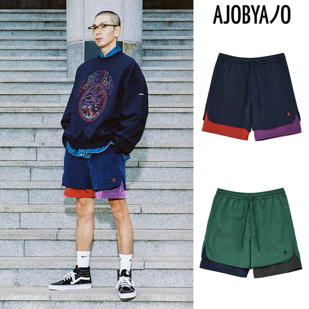 【AJO AJOBYAJO】23SS★ Layered Nylon Shorts