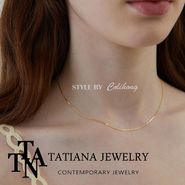 【TATIANA】Shining Chain Necklace★送料無料