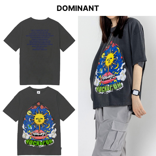 ★2023SS新作★DOMINANT★ROCK OF DM OVERFIT T-SHIRT