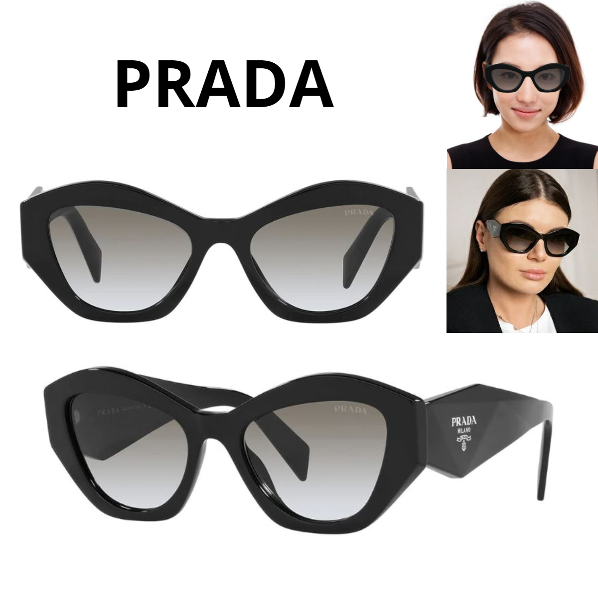 関税・送料込み＊PRADA＊SYMBOLE キャットアイ サングラス